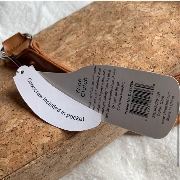 Wine Clutch Bag NWT - Picture 7 of 7